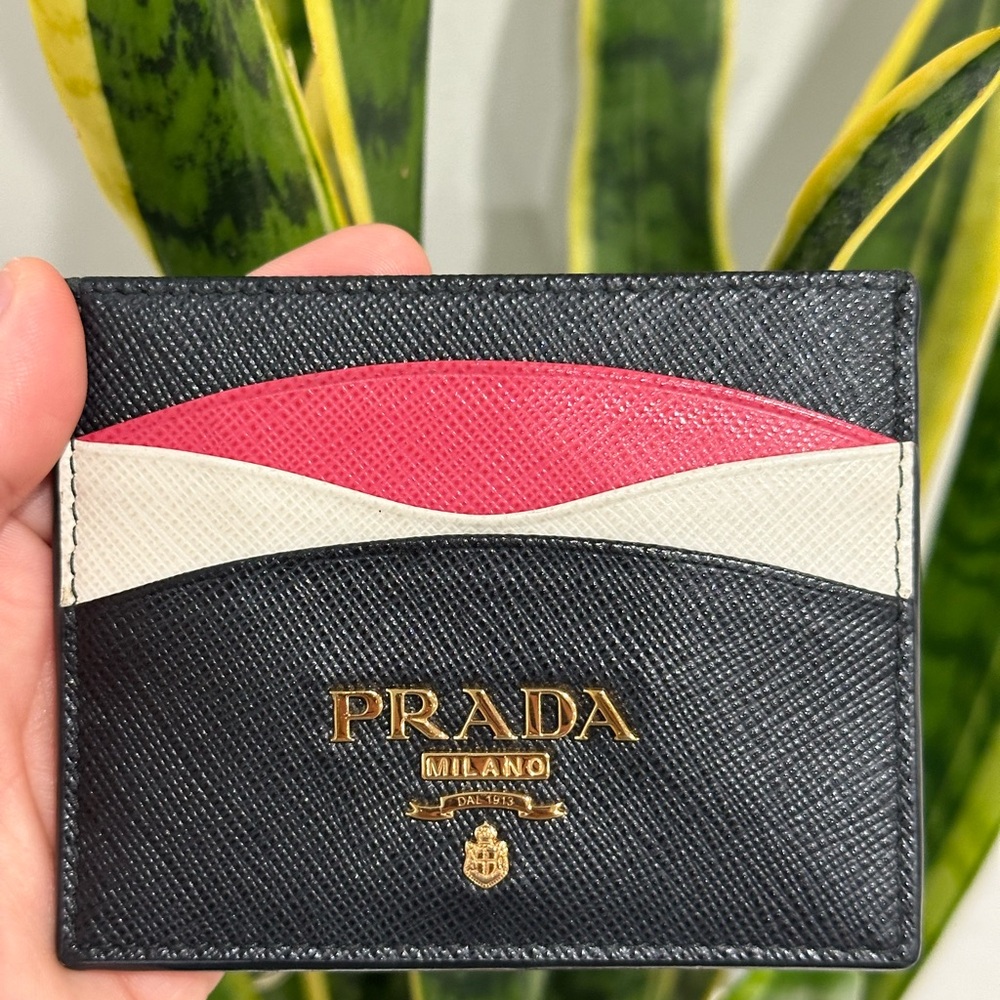 Prada Saffiano Leather Card Holder